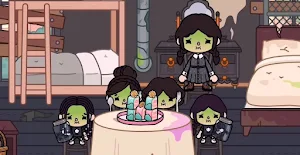 Toca Wednesday Addams Boca HD Screenshot 0