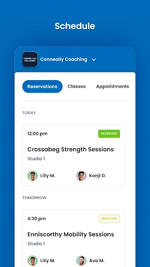 Conneally Coaching Screenshot 2