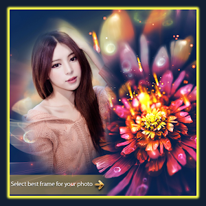 Neon Photo Frame Editor Screenshot 0
