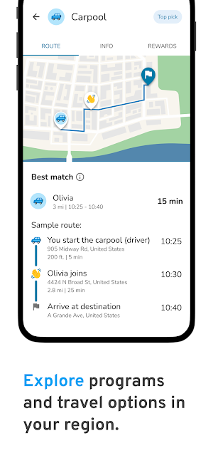 CommuteStar Screenshot 2