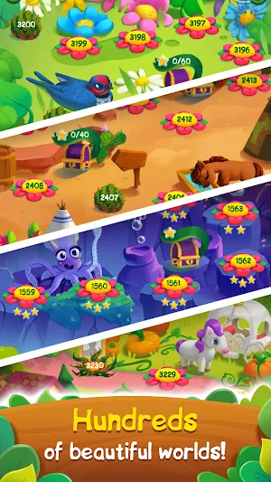 Flower Story - Match 3 Puzzle Screenshot 1