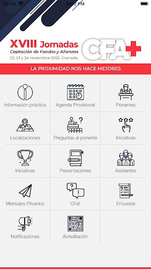 Jornadas CFA Cruz Roja Screenshot 0