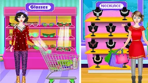 High School BFF At Shopping Mall: Clothing Spree Screenshot 0