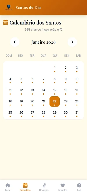 Santos do Dia Screenshot 0