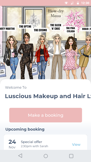 Luscious Makeup and Hair Ltd. Screenshot 0