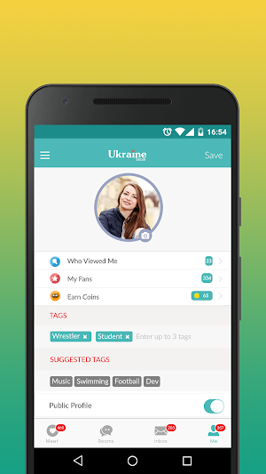 Ukraine Social - Meet & Dating Ukrainian Friends Screenshot 2