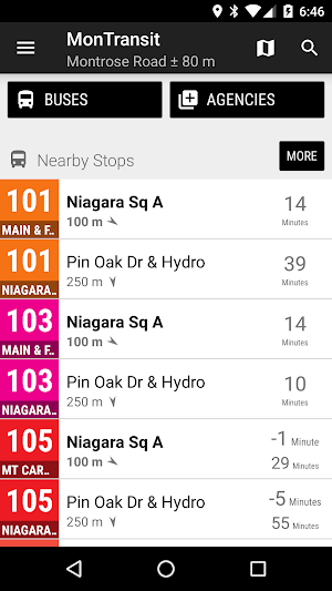 Niagara Falls Transit Bus - MonTransit Screenshot 0
