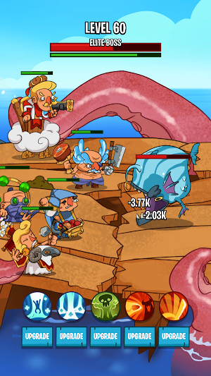 Semi Heroes 2: Endless Battle RPG Offline Game Screenshot 2