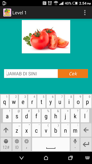 Tebak Sayuran Screenshot 0