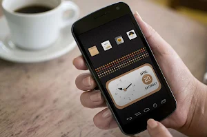 DeskClock v2 UCCW Skin Screenshot 2