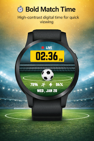 Football Arena Watch Face Screenshot 1