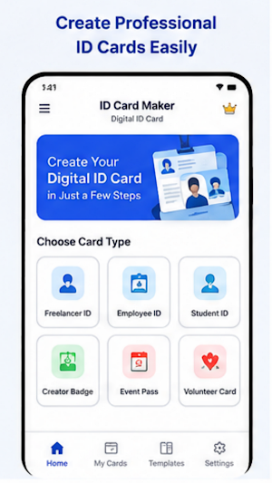 ID Card Maker: Digital ID Card Screenshot 1