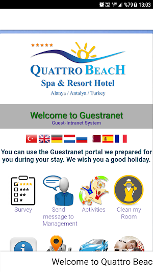 Quattro Beach Guestranet Screenshot 0