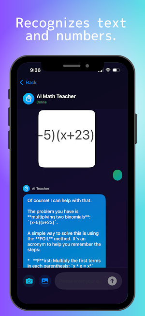 AI Math Explainer Screenshot 1
