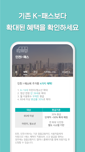 인천 I-패스 알리미 - 대중교통 Screenshot 2