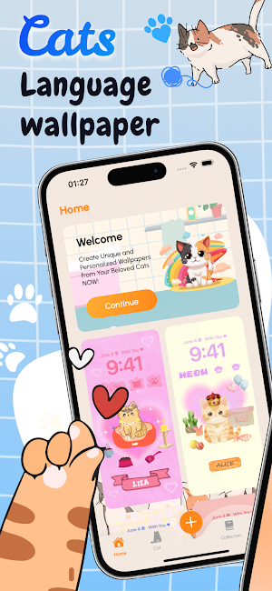DIY Cat Language Wallpaper Screenshot 0