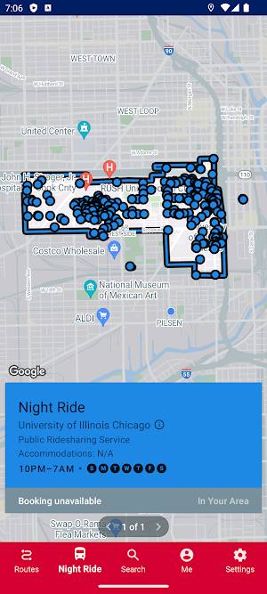 UIC Ride Screenshot 2