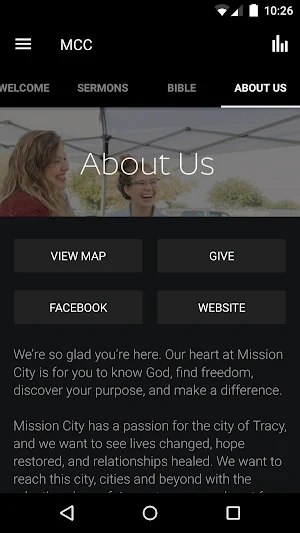 Mission City Church Tracy Screenshot 2
