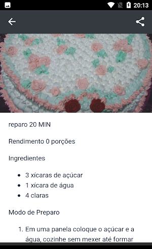 Receitas de Glacê Screenshot 0