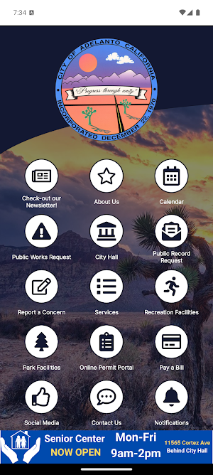 MyAdelanto:City Mobile App Screenshot 0