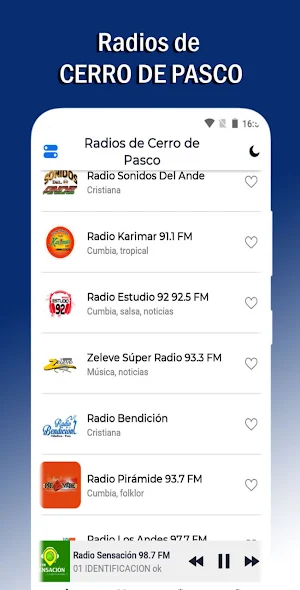 Radios de Cerro de Pasco Screenshot 2