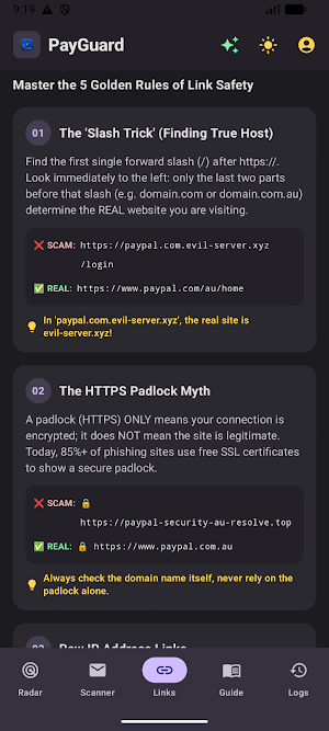 PayGuard: Payment Scam Shield Screenshot 3