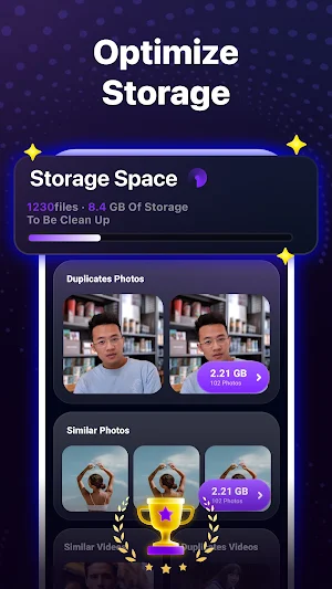 PhotoSweep: AI storage cleaner Screenshot 0