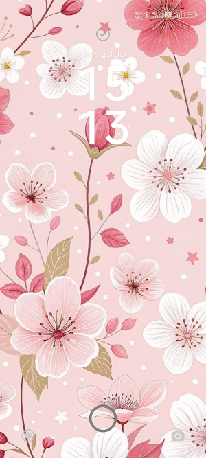 Flower Pattern Wallpaper Screenshot 3