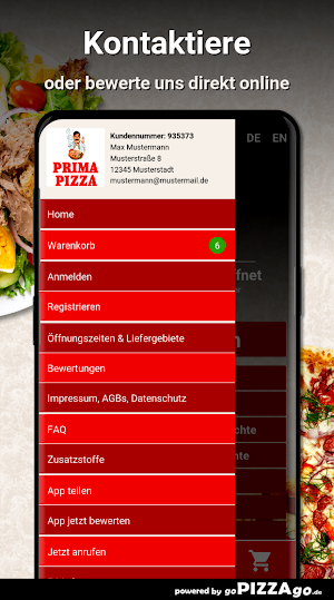 Prima Pizza Schwäbisch Gmünd Screenshot 2