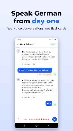 SipLingo: Learn & Speak German Screenshot 0