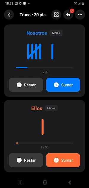 Puntify - Anotador de juegos Screenshot 2
