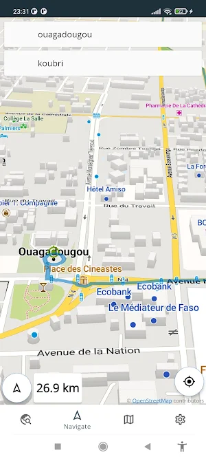 Burkina Faso Offline Map Screenshot 1