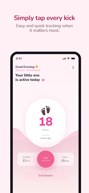 Baby Kicks: Pregnancy Movement Screenshot 1