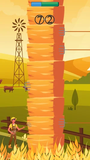 Collect Bales Farmer Game Screenshot 1
