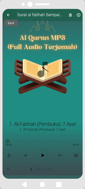 Al Quran MP3 (Full Terjemah) Screenshot 2