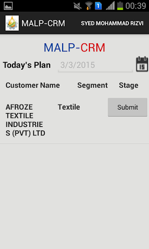 MALP-CRM Screenshot 2