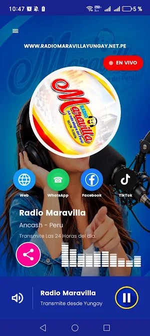 Radio Maravilla Yungay Screenshot 0