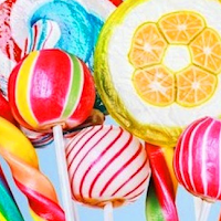 Marshmallows and lollipops