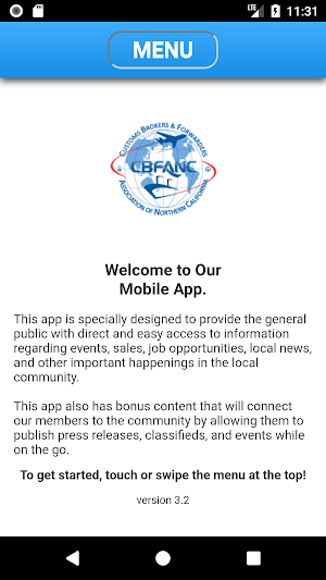 CBFANC Mobile App Screenshot 0