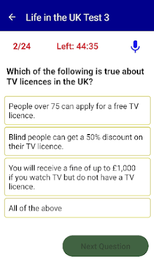 Life in the UK Test 2025 Screenshot 3