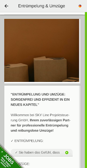 SKY Line Projektsteuerung Screenshot 1