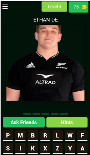 Guess All Blacks Players Screenshot 3