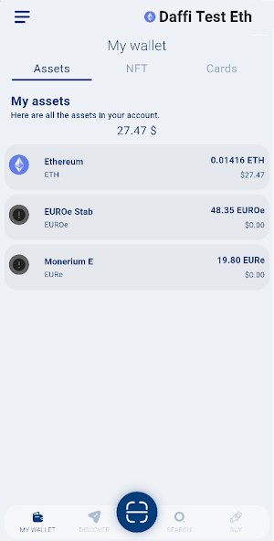 DaffiOne Wallet Screenshot 1