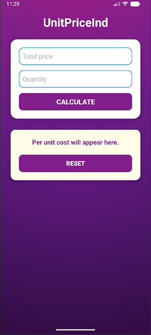 UnitPriceInd Screenshot 0