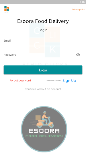 Esoora Food Delivery Screenshot 0