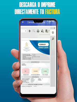 Recibo de Energía | Factura Electrica Honduras Screenshot 0