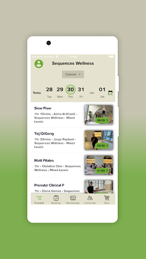 Sequences Wellness Screenshot 2