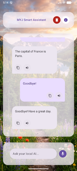 MYJ Smart Assistant Screenshot 0