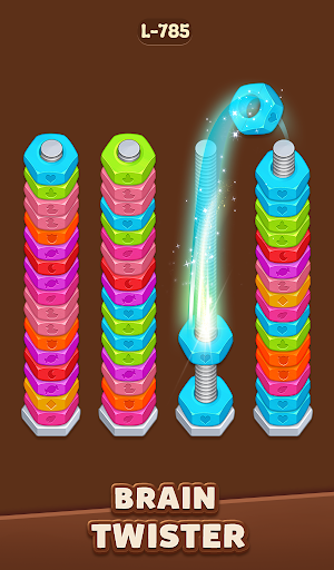 Wood Nuts Bolts: Screw Sorting Screenshot 2