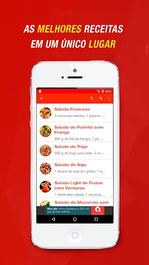 Receitas de Saladas Fitness Screenshot 3